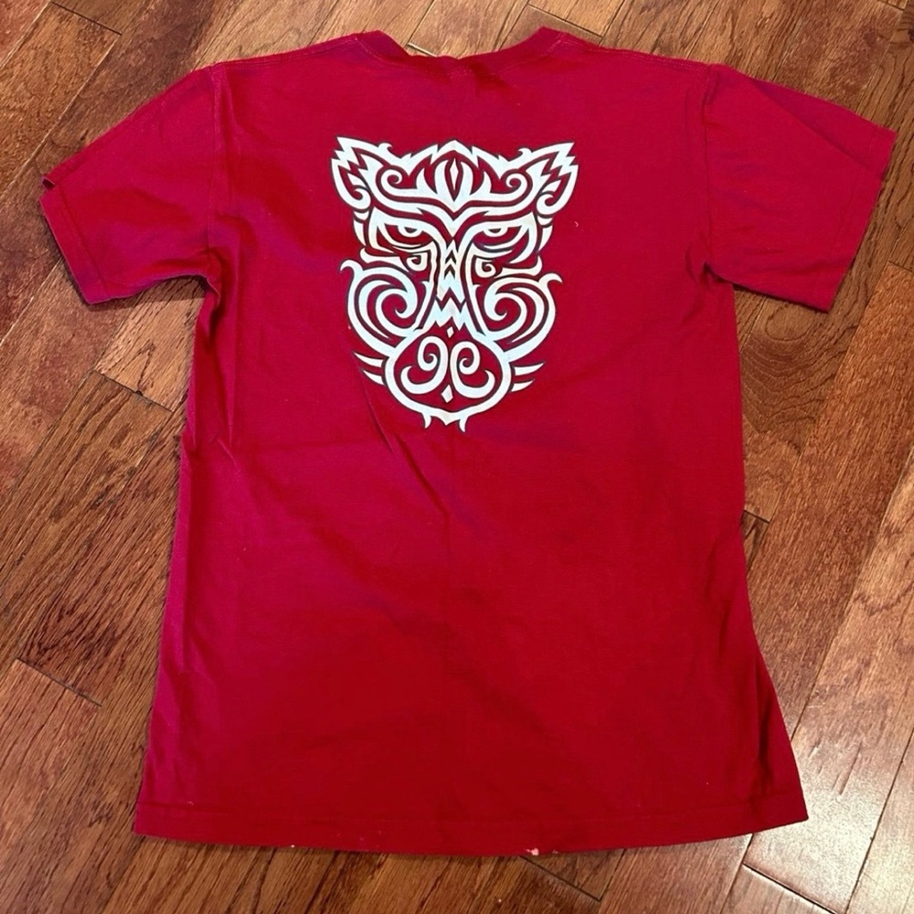 Houndstooth Arkansas Razorbacks Tribal Red Graphic Tee